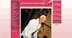 Desktop Screenshot of mister-emotion.de