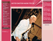 Tablet Screenshot of mister-emotion.de